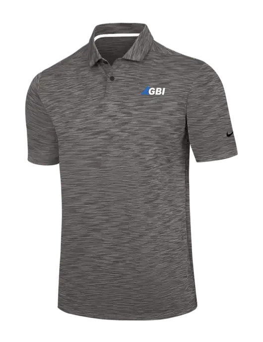 Nike Dark Grey Dri-FIT Vapor Space Dyed Polo w/Great Basin Industrial Logo