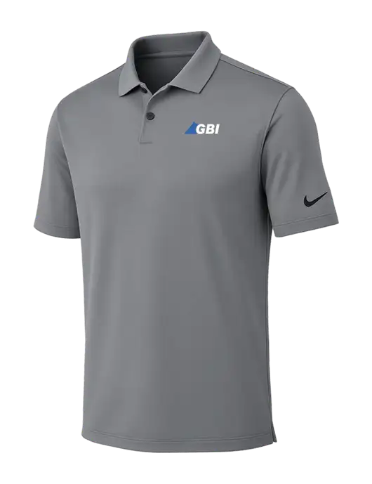 Nike Medium Grey Dri-FIT Vapor Polo w/Great Basin Industrial Logo