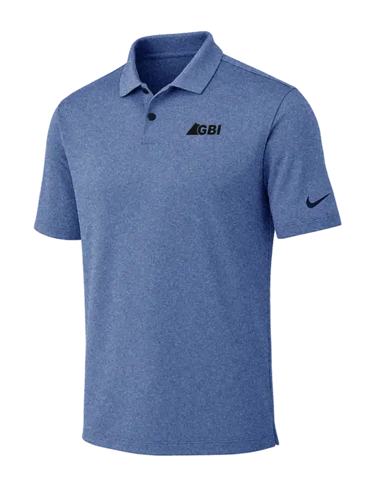 Nike Dark Royal Heather Dri-FIT Vapor Polo w/Great Basin Industrial Logo