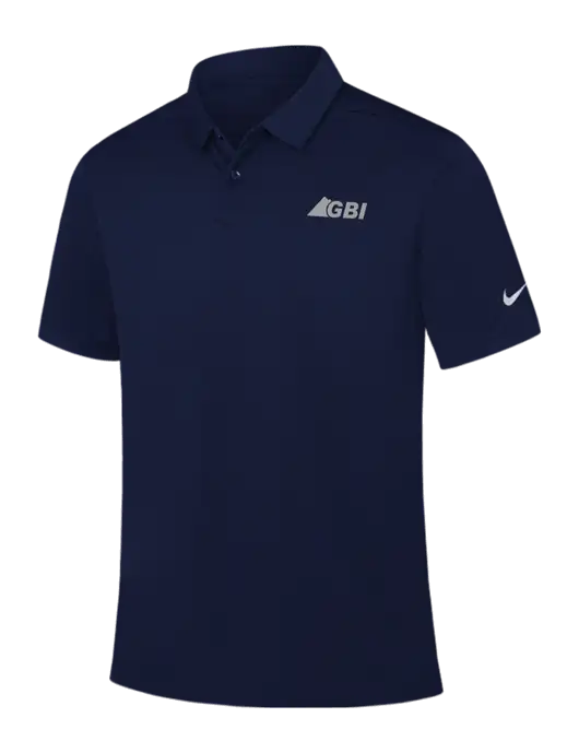 Nike Navy Dry Essential Solid Polo w/Great Basin Industrial Logo