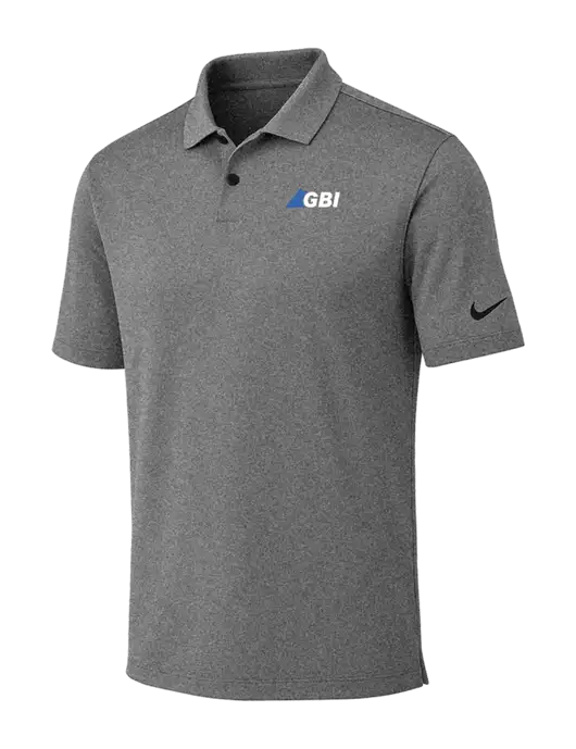 Nike Dark Grey Heather Dri-FIT Vapor Polo w/Great Basin Industrial Logo