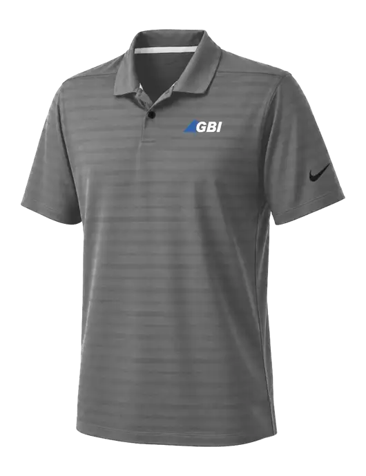 Nike Dark Medium Grey Dri-FIT Vapor Jacquard Polo w/Great Basin Industrial Logo