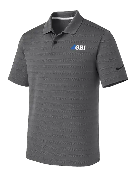 Nike Dark Medium Grey Dri-FIT Vapor Jacquard Polo w/Great Basin Industrial Logo
