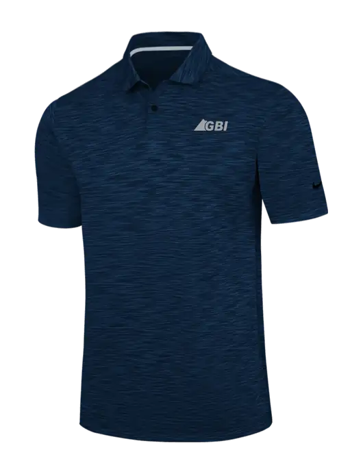Nike Navy Dri-FIT Vapor Space Dyed Polo w/Great Basin Industrial Logo