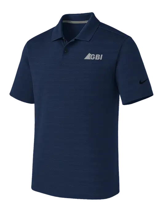 Nike Navy Dri-FIT Vapor Jacquard Polo w/Great Basin Industrial Logo