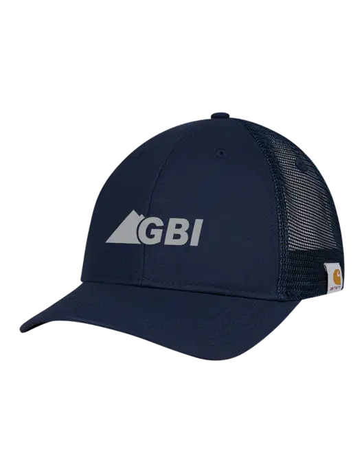 Carhartt Navy Trucker Rugged Pro Series Cap w/Great Basin Industrial Logo