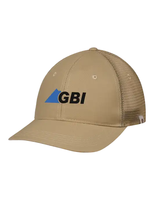 Carhartt Dark Tan Trucker Rugged Pro Series Cap w/Great Basin Industrial Logo