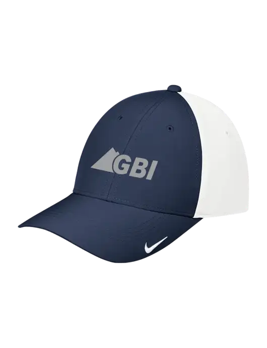 Nike Navy/White Dri-FIT Legacy Cap w/Great Basin Industrial Logo