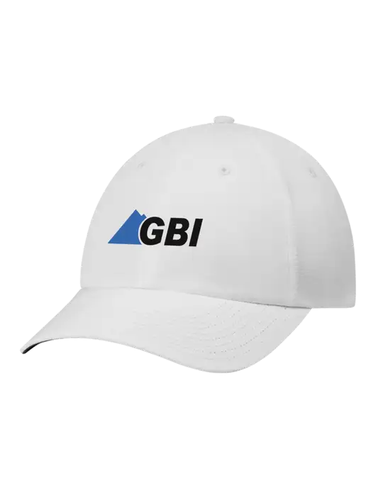 Richardson Relaxed Performance Lite White Cap w/Great Basin Industrial Logo