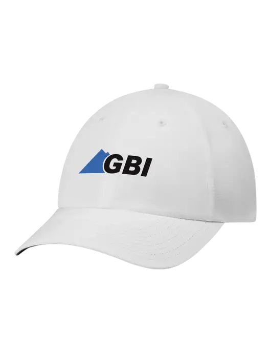 Richardson Relaxed Performance Lite White Cap w/Great Basin Industrial Logo