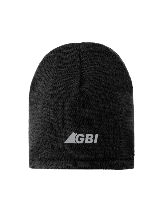 Black Fleece-Lined Beanie Cap w/Great Basin Industrial Logo