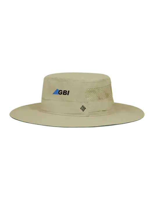 Columbia Tan Bora Bora Booney  Hat w/Great Basin Industrial Logo