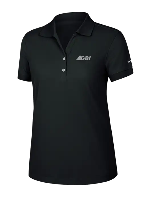 Nike Womens Dri-FIT Classic Black Polo w/Great Basin Industrial Logo