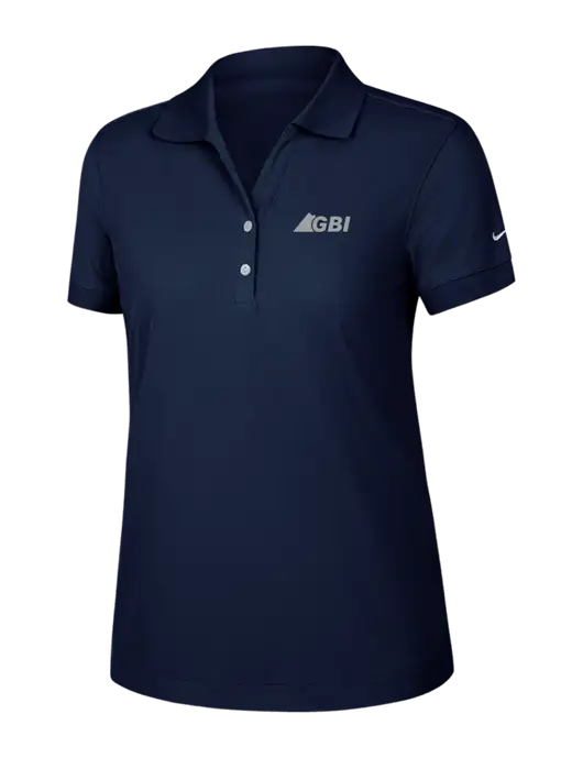 Nike Womens Dri-FIT Classic Dark Navy Polo w/Great Basin Industrial Logo