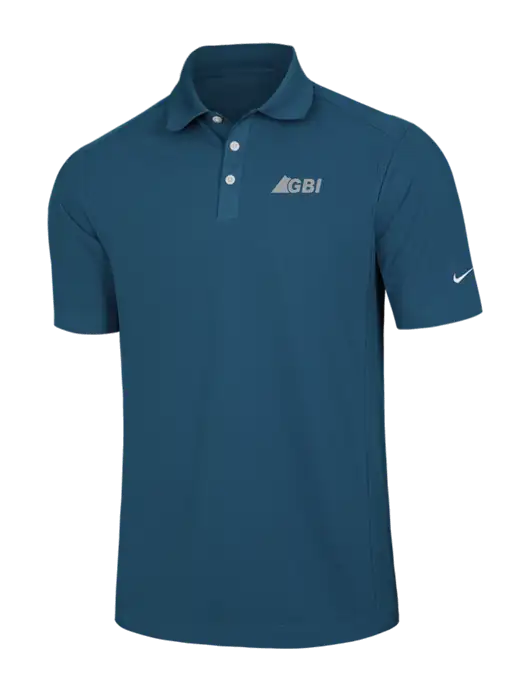 Nike Light Navy Dri-FIT Classic Polo w/Great Basin Industrial Logo