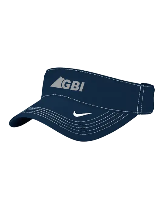 Nike Navy Dri-FIT Ace Visor w/Great Basin Industrial Logo