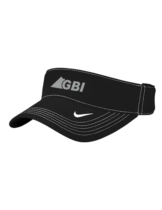 Nike Black Dri-FIT Ace Visor w/Great Basin Industrial Logo