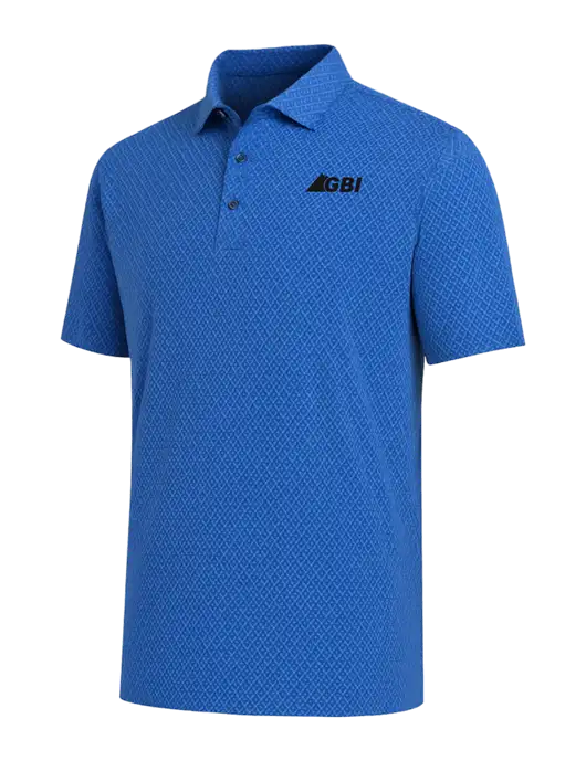 Callaway All-Over Stitched Royal Chev Polo  w/Great Basin Industrial Logo