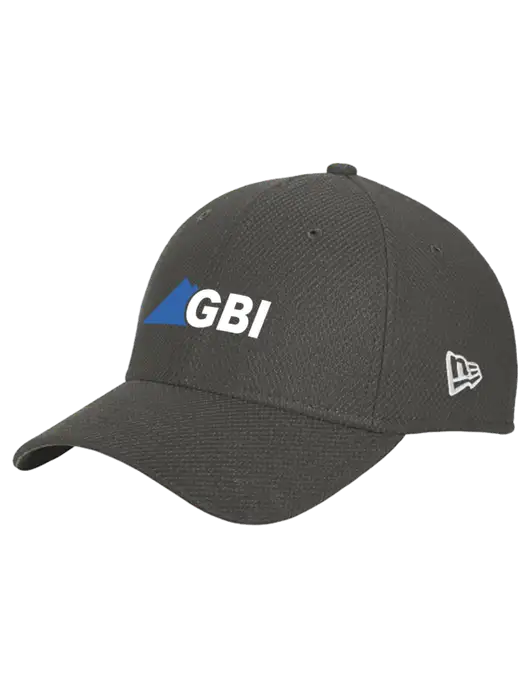 New Era Diamond Era Very Dark Grey Stretch Cap w/Great Basin Industrial Logo