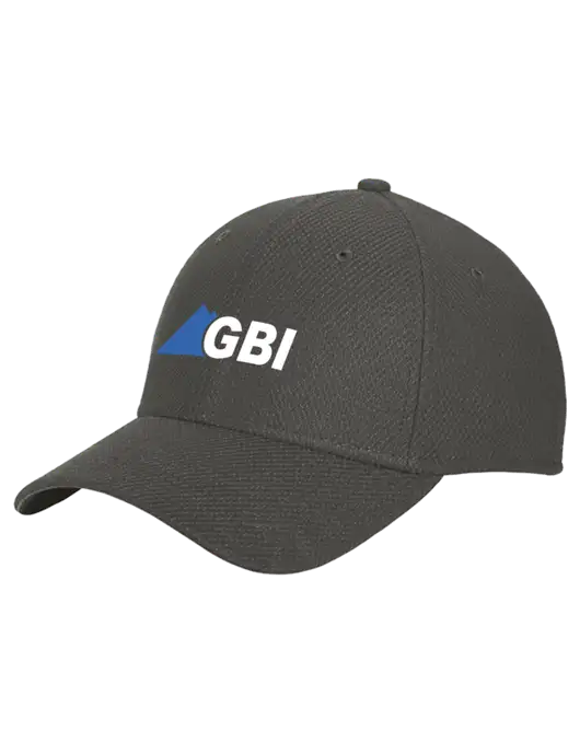 New Era Diamond Era Very Dark Grey Stretch Cap w/Great Basin Industrial Logo