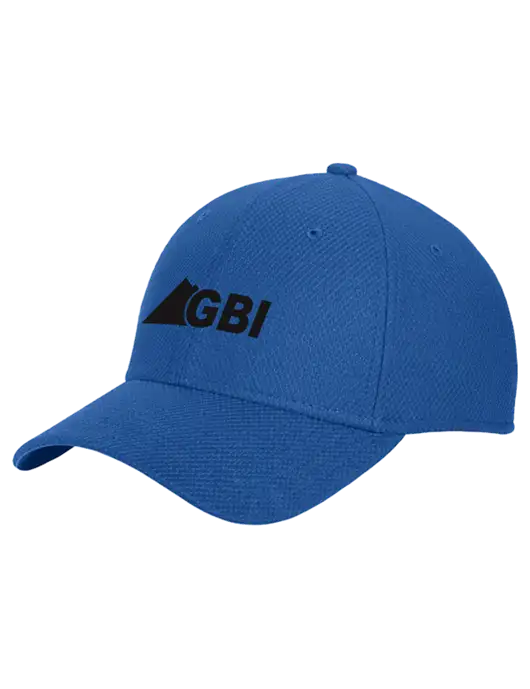 New Era Diamond Era Dark Royal Stretch Cap w/Great Basin Industrial Logo