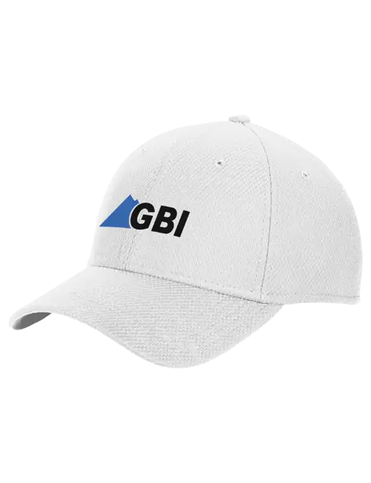 New Era Diamond Era White Stretch Cap w/Great Basin Industrial Logo