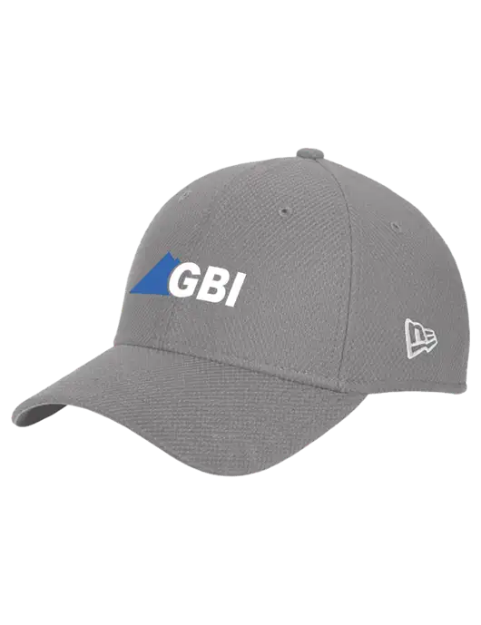 New Era Diamond Era Medium Grey Stretch Cap w/Great Basin Industrial Logo