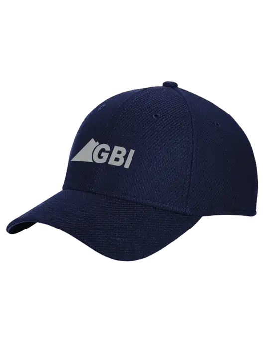 New Era Diamond Era Dark Navy Stretch Cap w/Great Basin Industrial Logo