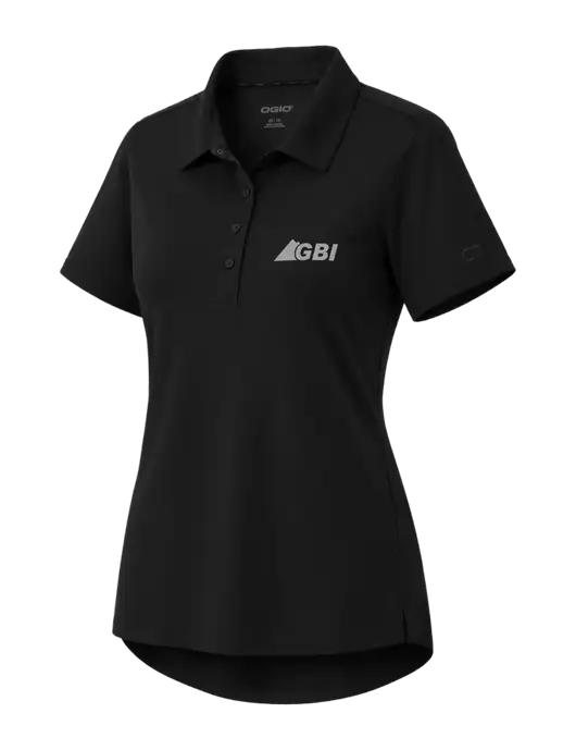 OGIO Womens Envision Black Polo w/Great Basin Industrial Logo