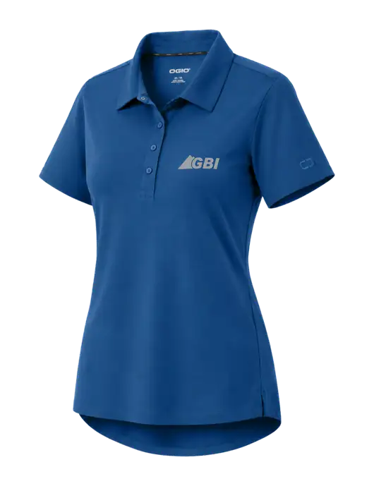 OGIO Womens Envision Light Navy Polo w/Great Basin Industrial Logo