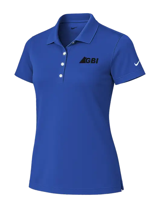 Nike Womens Royal Tech Basic Dri-FIT Polo
 w/Great Basin Industrial Logo